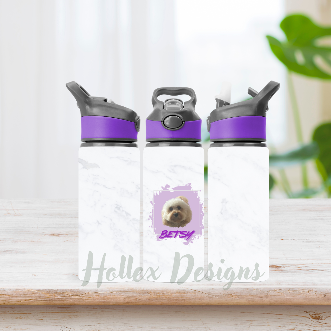 Cavapoo Frame Water Bottle