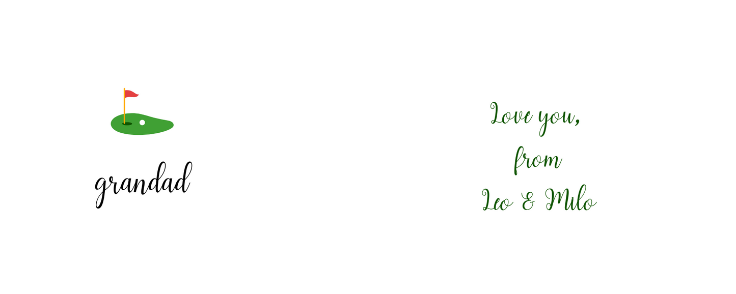 Personalised Golf Mug