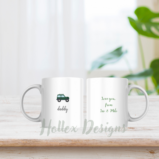 Personalised Landrover Mug